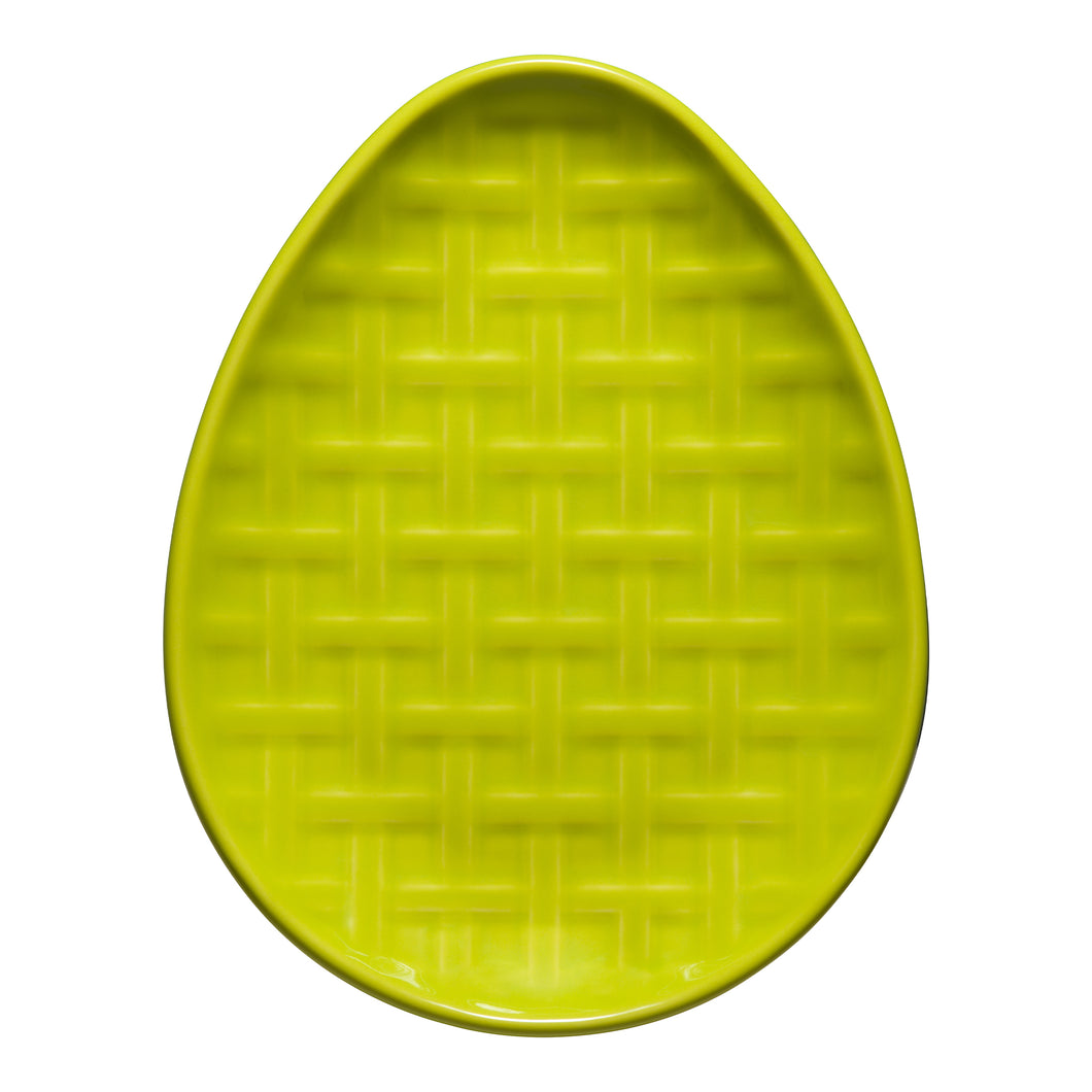 Lemongrass Embossed Egg Plate