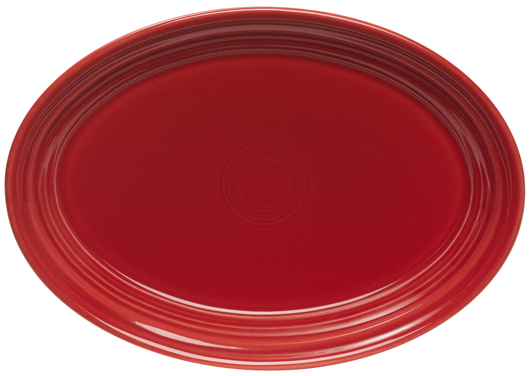 Scarlet Small Oval Platter