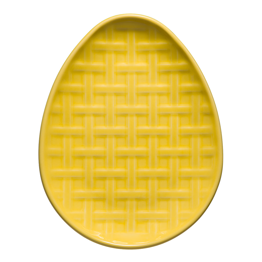 Sunflower Embossed Egg Plate