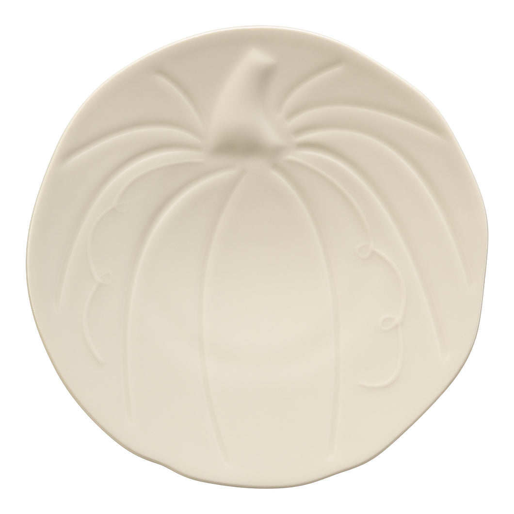 Linen Pumpkin Plate