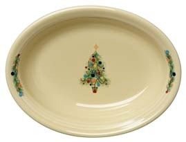 Christmas Tree Large Oval Platter
