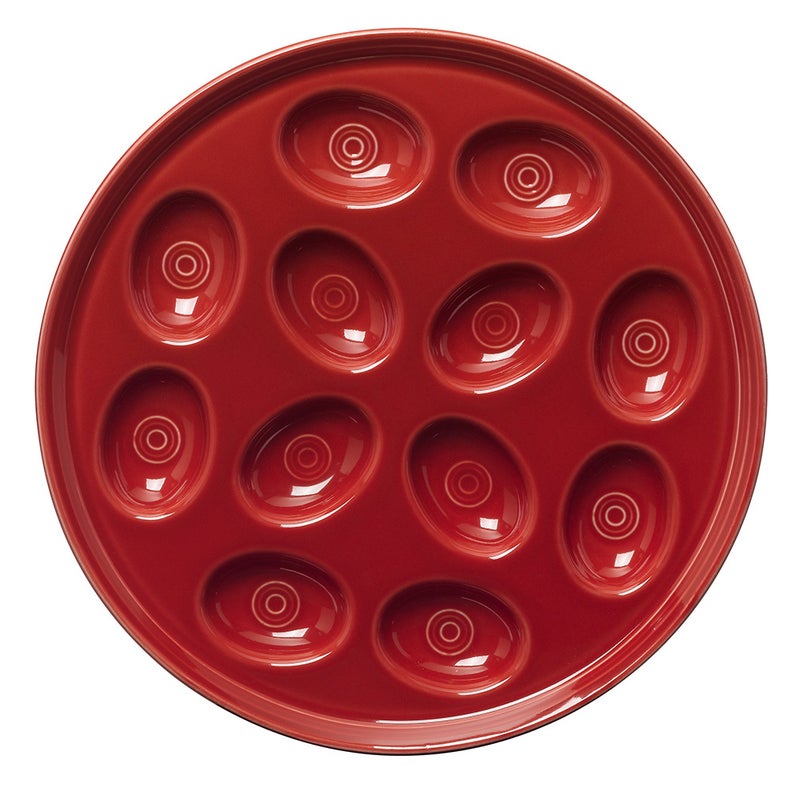 Scarlet Egg Plate/Tray