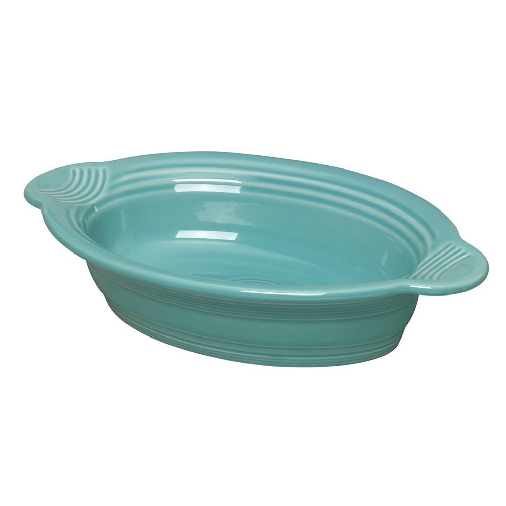 Turquoise Individual Oval Casserole