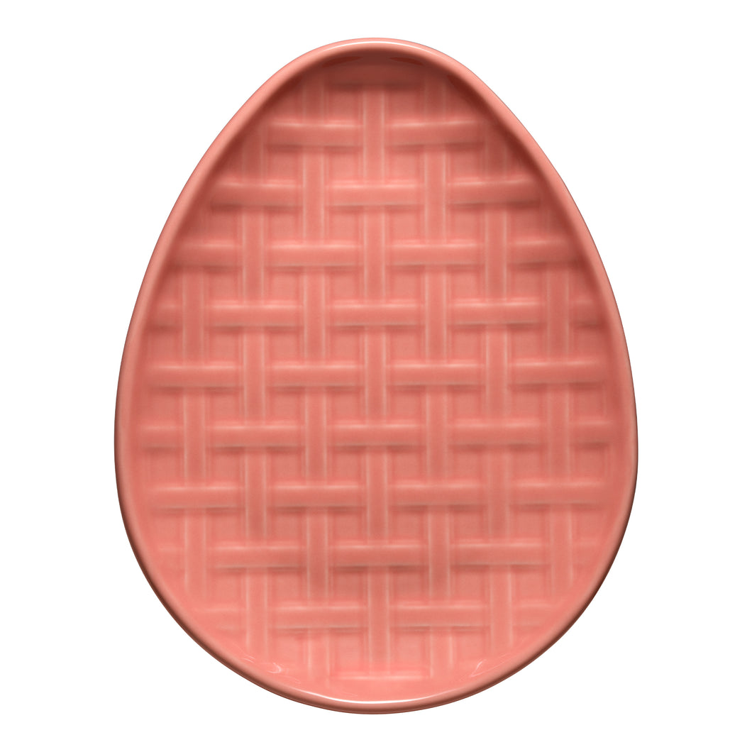 Peony Embossed Egg Plate