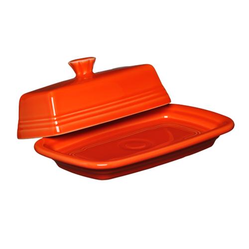 Extra Large Poppy Covered Butter Dish