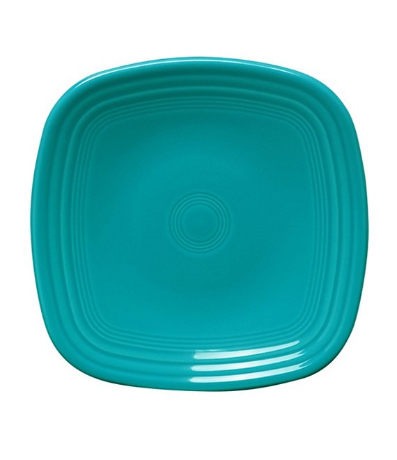 Turquoise Square Lunch Plate
